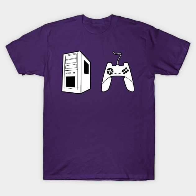 Ready to Game White T-Shirt by DoNot!DisturbApparel